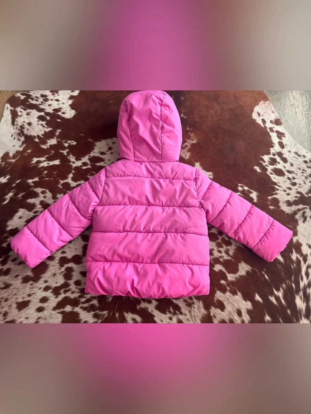 Kids Pink puffer winter Jacket coat